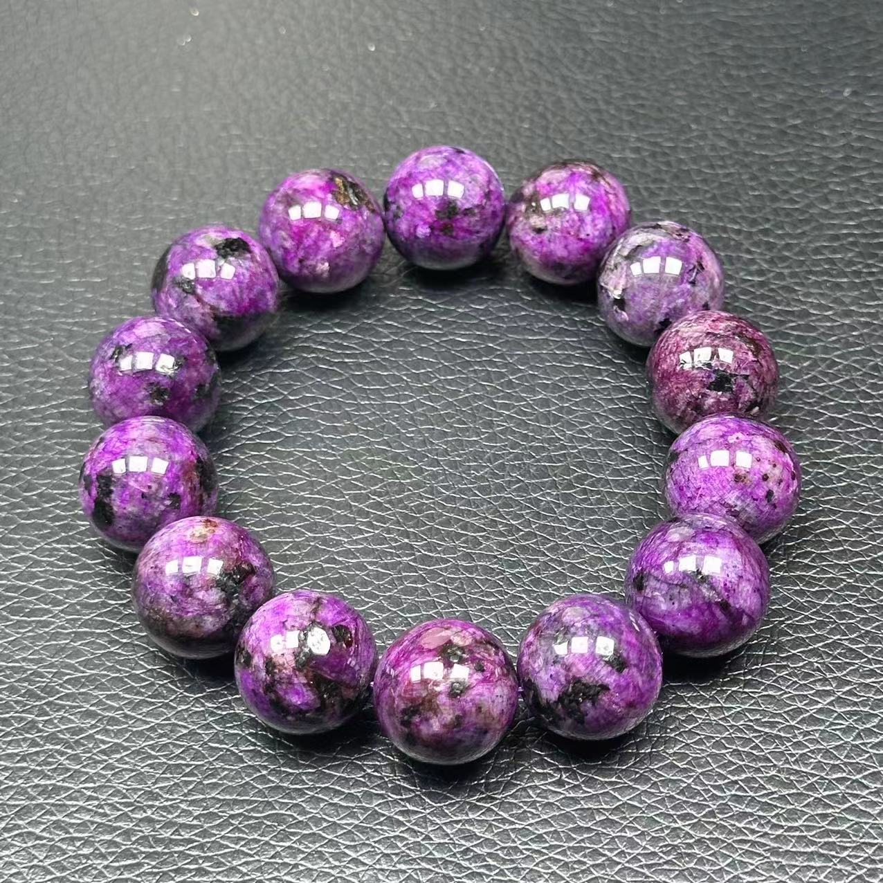 星光紫卡16m手串-D2023