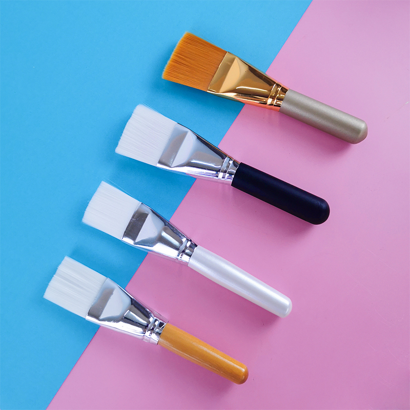 大号面膜刷木杆软毛化妆刷DIY自制美容脸部涂抹泥膜刷水疗调膜刷