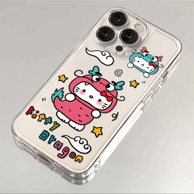 ins可爱凯蒂iPhone15/14手机壳13卡通12女11苹果OPPO华为VIVO小米