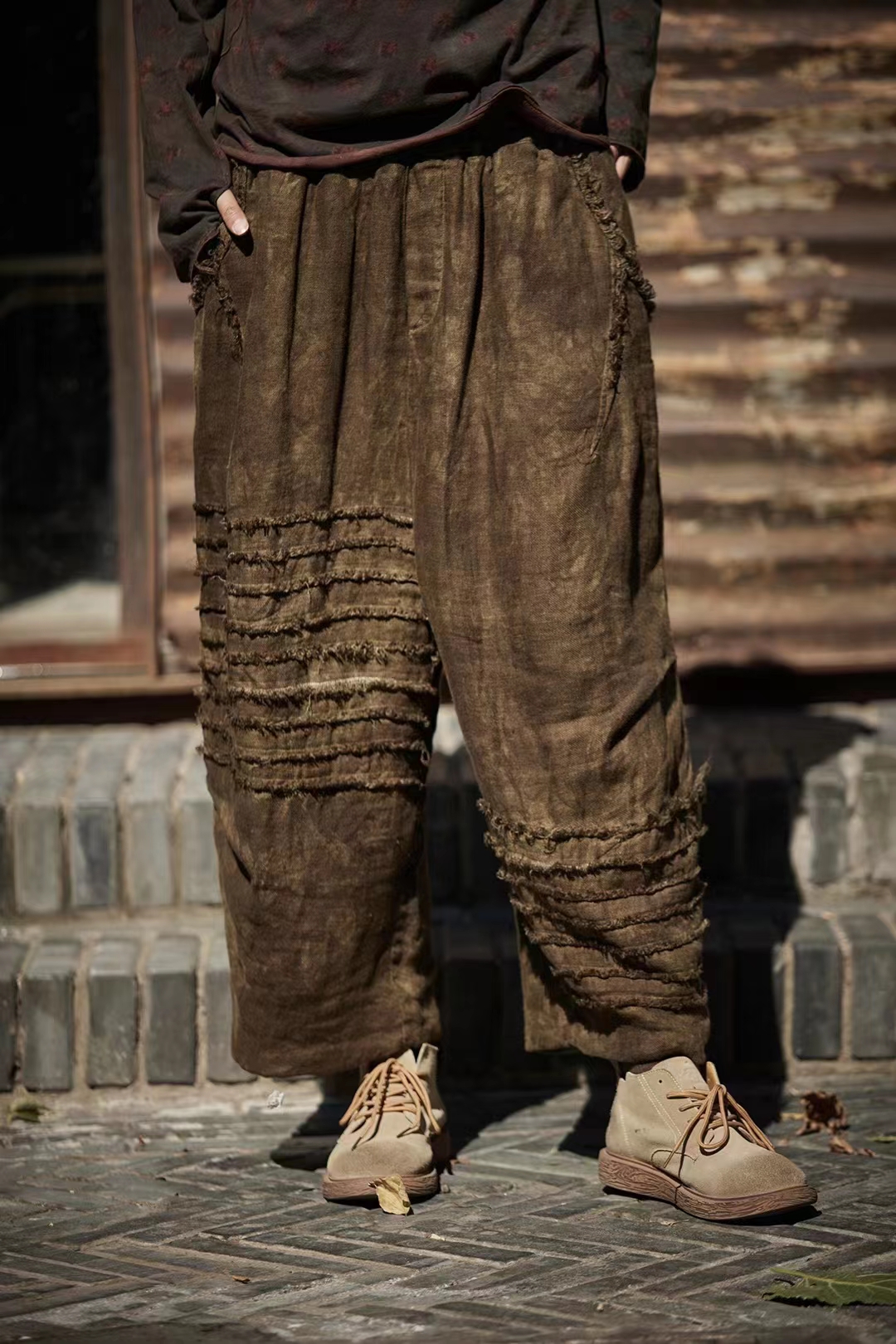 原沐分享 麻依者 1177 棉裤