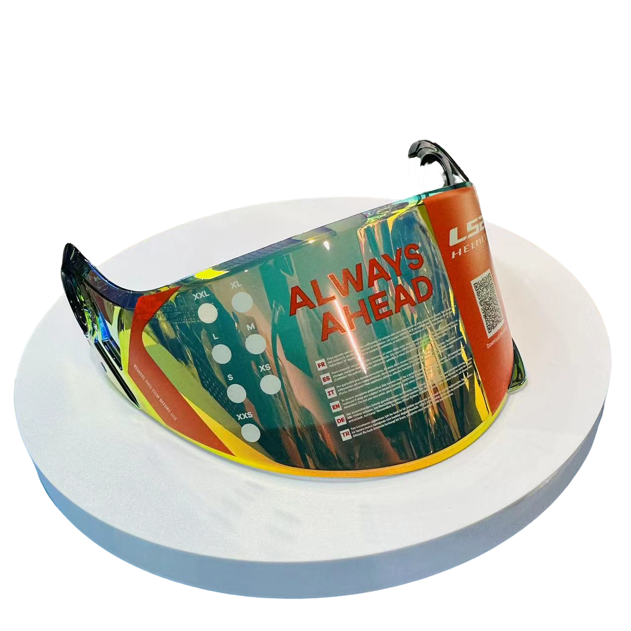 LS2 FF370 394透明镜片 茶色镜片 镀银镜片 电子枪红镜片