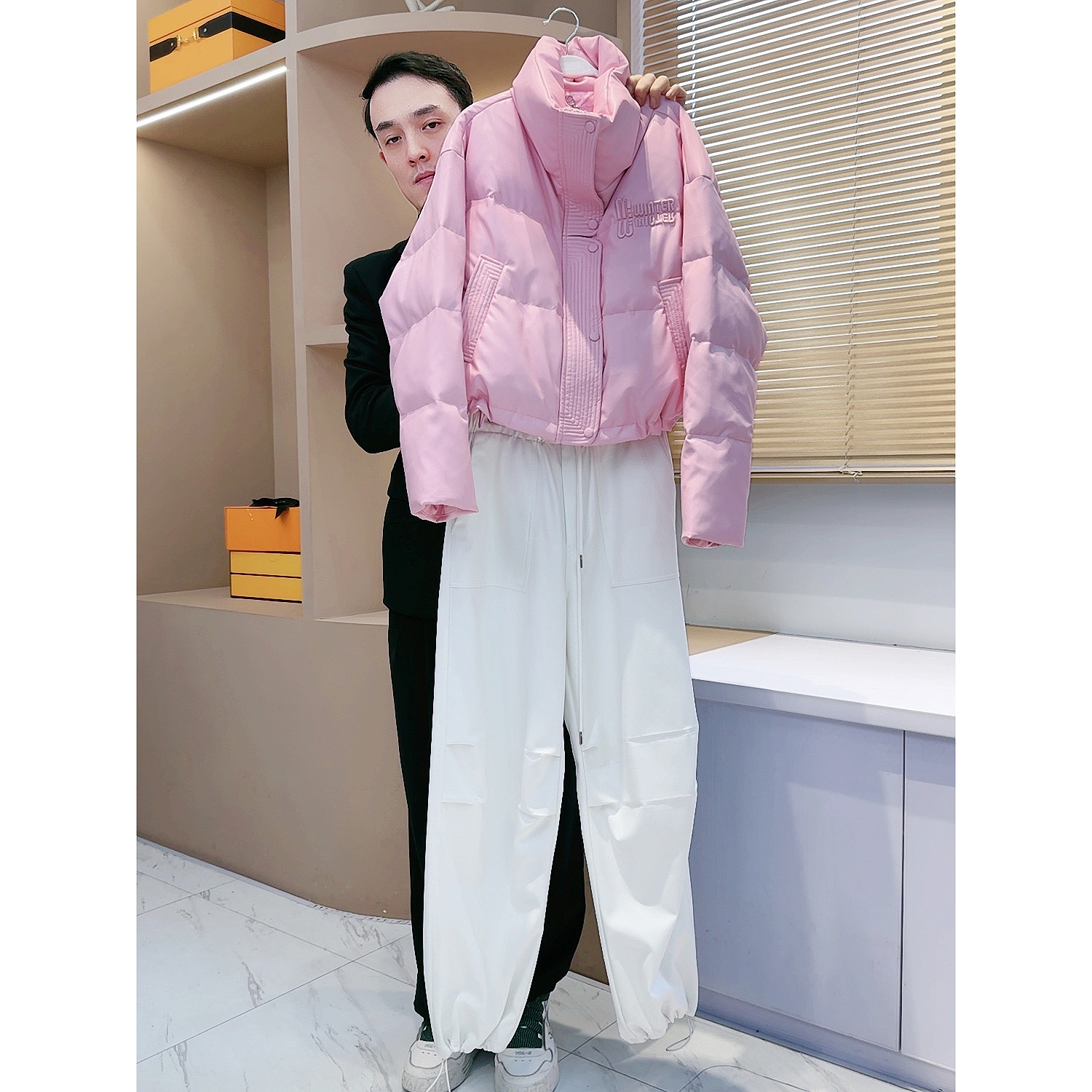 【LING哥定制】冬季小众欧货潮牌休闲时尚简约气质百搭羽绒服2628A