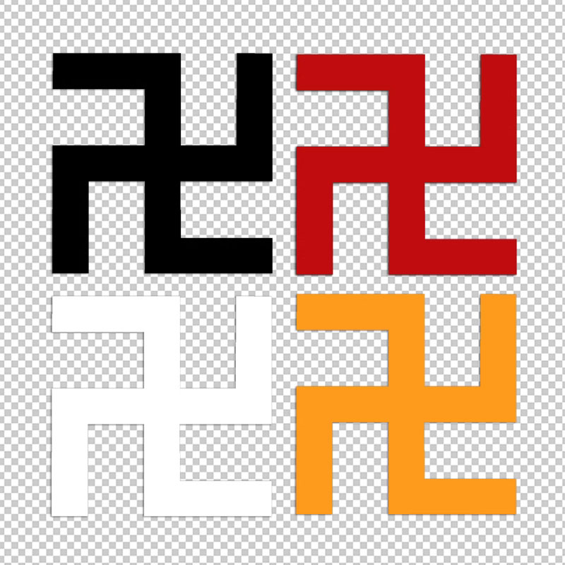 万字符 吉祥标志 反光贴纸 防水贴花 车贴