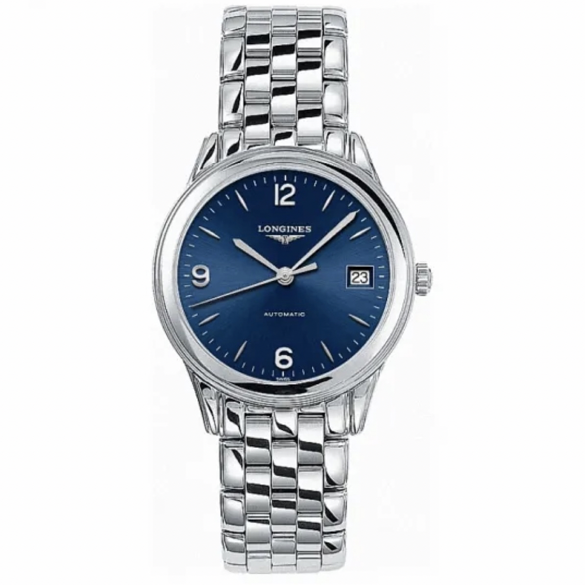 99新 Longines/浪琴 军旗男表/表径36/全套机械表