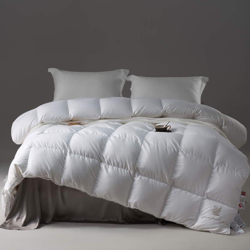 【2025新款鹅绒被】高端轻奢95白鹅绒羽绒被大朵绒冬季保暖