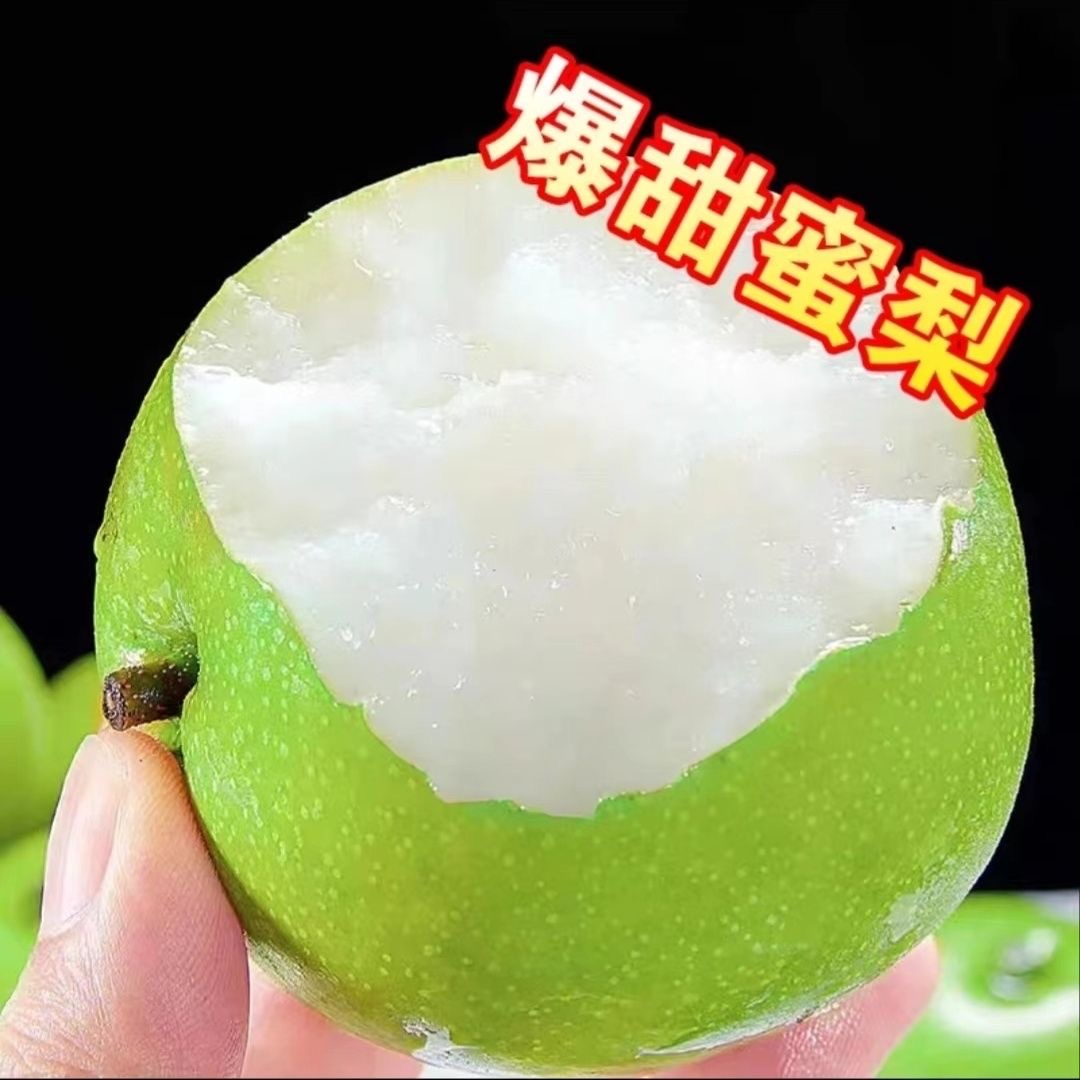 脆甜正宗皇冠梨青梨当季水果梨子生鲜爽脆多汁皮薄新鲜砀山梨