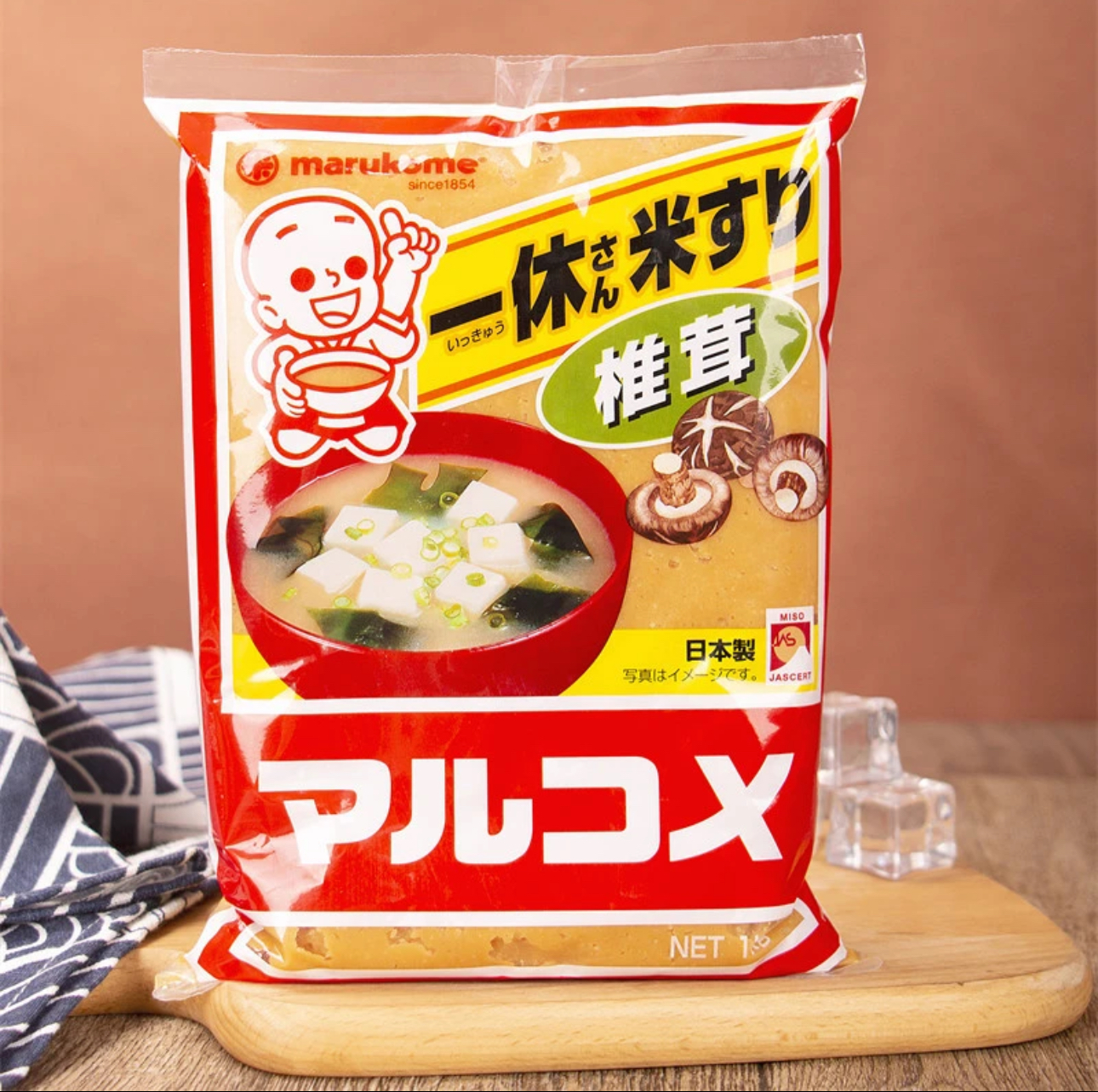 日本进口一休丸米味增酱白味增黄豆酱大酱汤调料