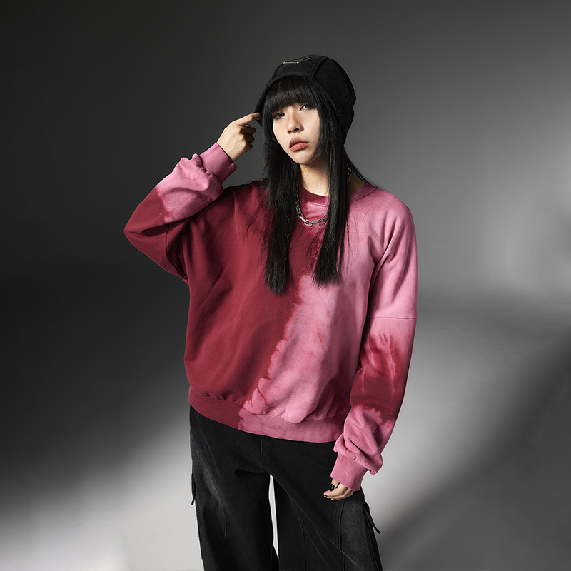 卫衣上衣长袖休闲连帽宽松圆领秋季Q40367