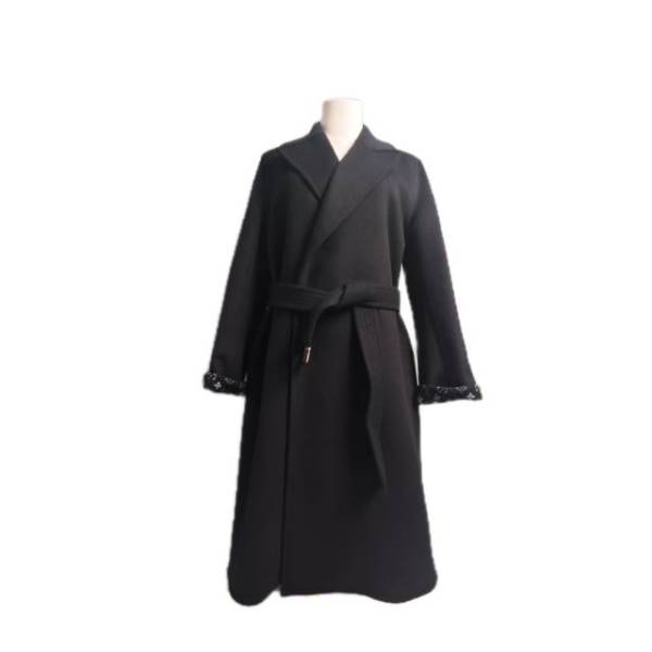 妃鱼/路易威登/丝缎、羊毛、亮片/大衣/95新/市场价48900/双0930