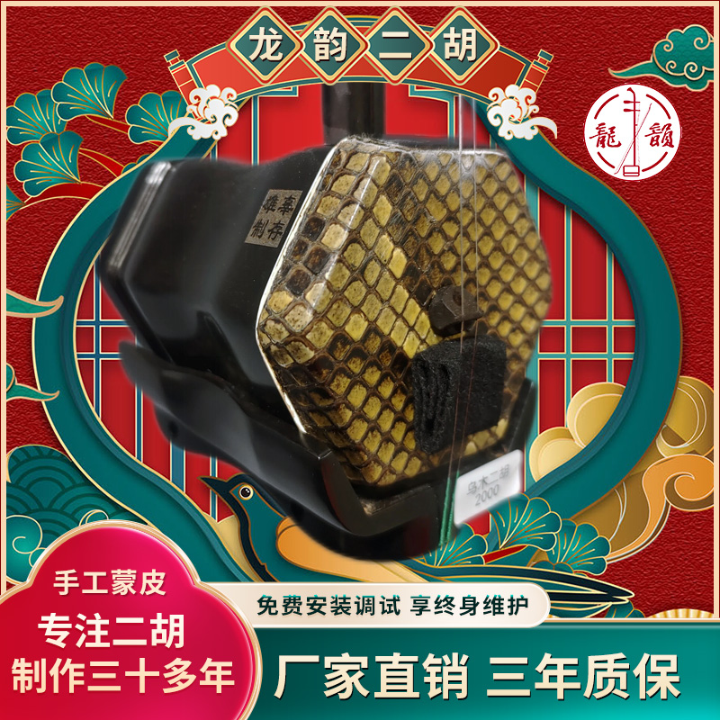 LYPEH/龙韵龙韵牌乌木二胡专业演奏考级表演二胡厂家直销