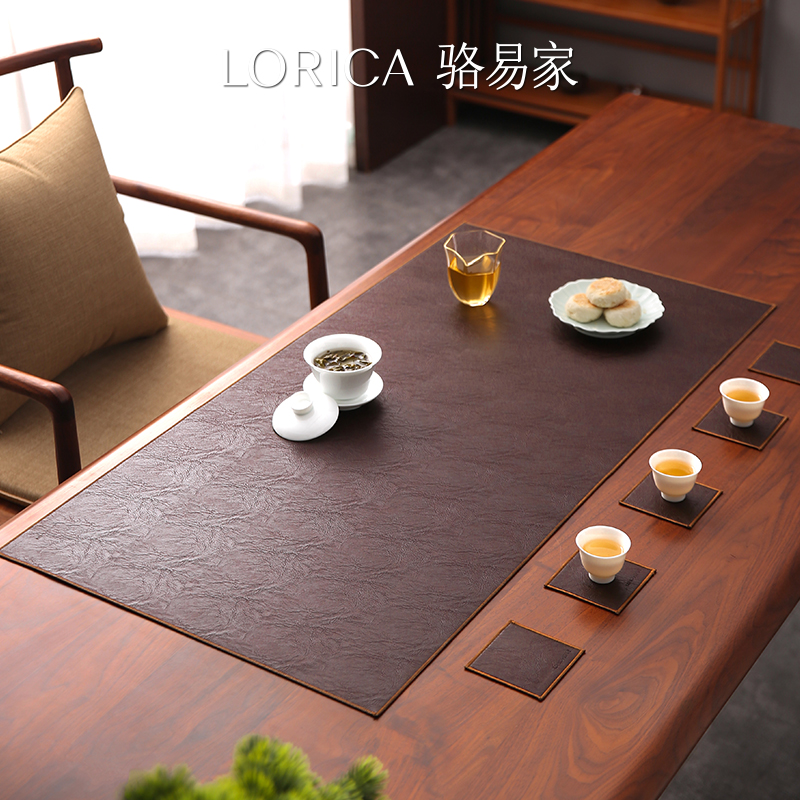 骆易家【陌野】茶席垫高端干泡茶台垫布茶桌垫隔热吸水垫桌旗茶桌垫