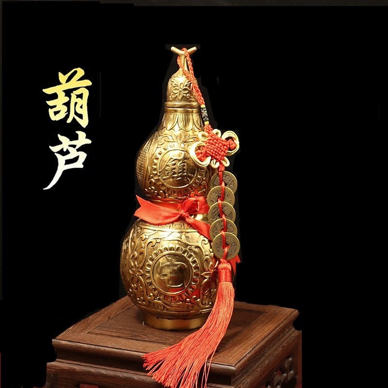 【缘】【老师推荐】家居摆件用品葫芦摆件开口葫芦