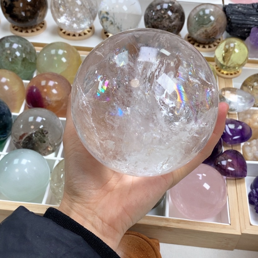 【闪购商品】水晶球未镶嵌黑***罗