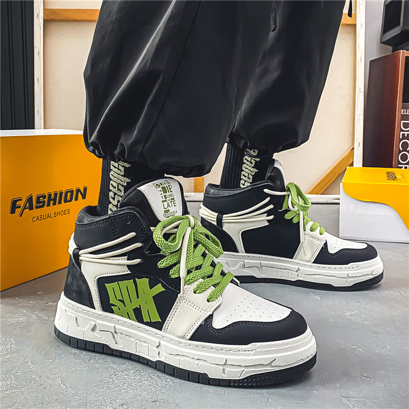 回力新冬季高帮鞋男潮牌板鞋高级感中帮网红爆款增高美式高街hiph