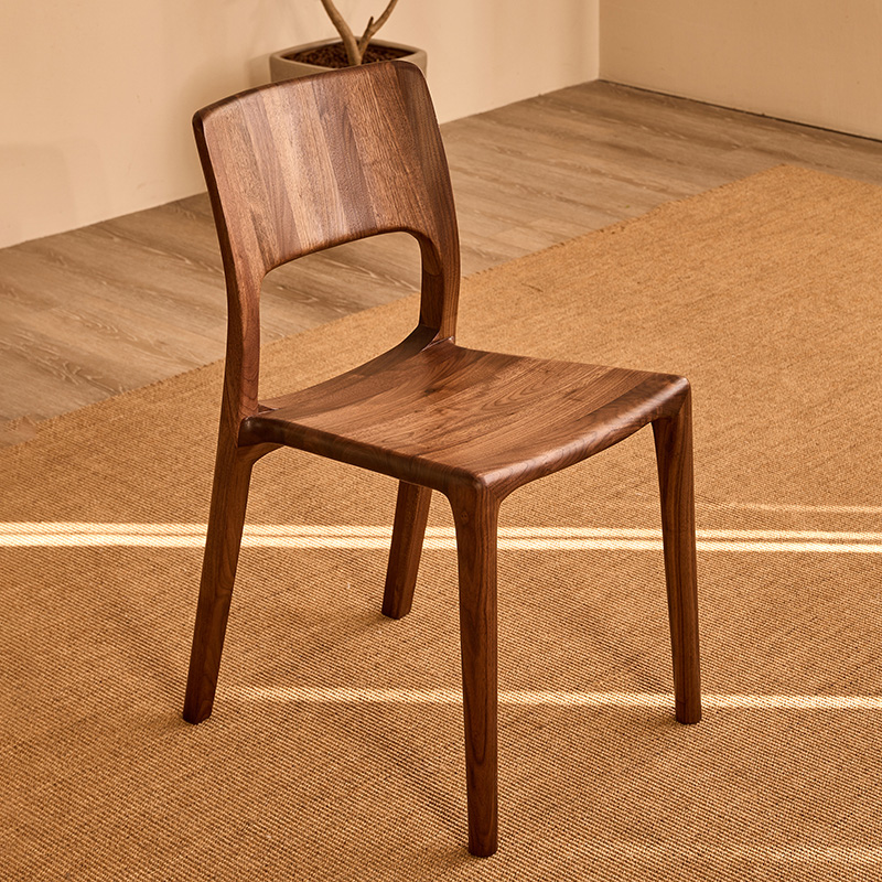 北美黑胡桃木餐椅