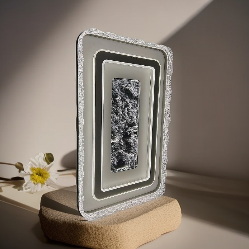 新款家用吸顶灯海浪冰晶亚克力轻奢高端大气上档次创意简约吸顶灯