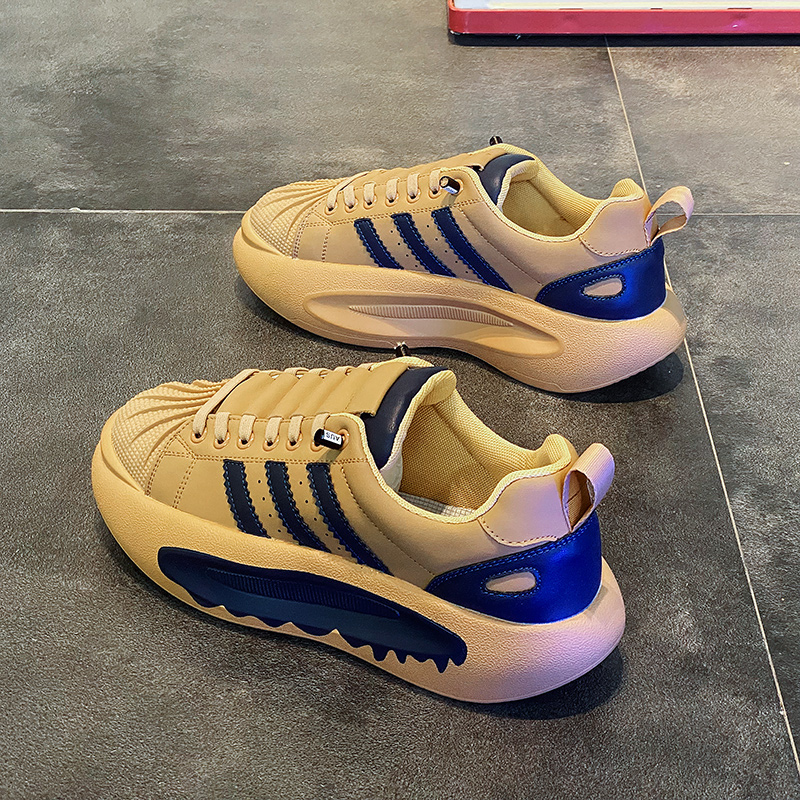 【小扬哥推荐】男鞋秋季网红阿甘鞋休闲百搭贝壳头保暖板鞋男士潮鞋