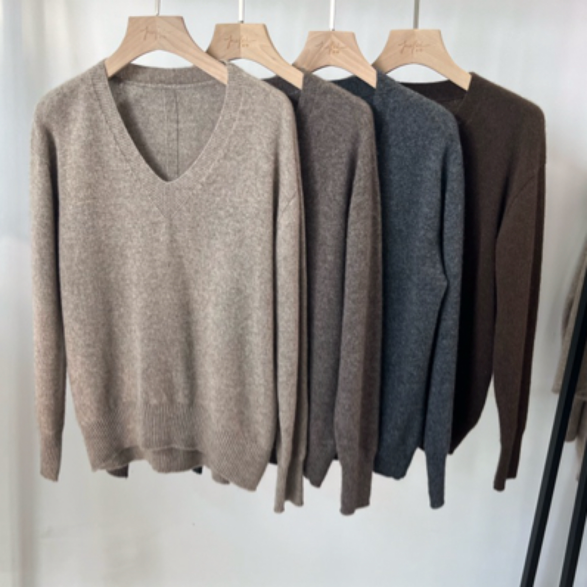 耗牛绒鸡心领简约套装可拆