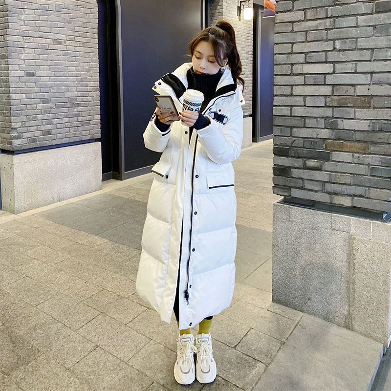 鸭鸭羽绒服新款爆款羽绒女士女款季洋气长款加厚外套过膝衣袄in