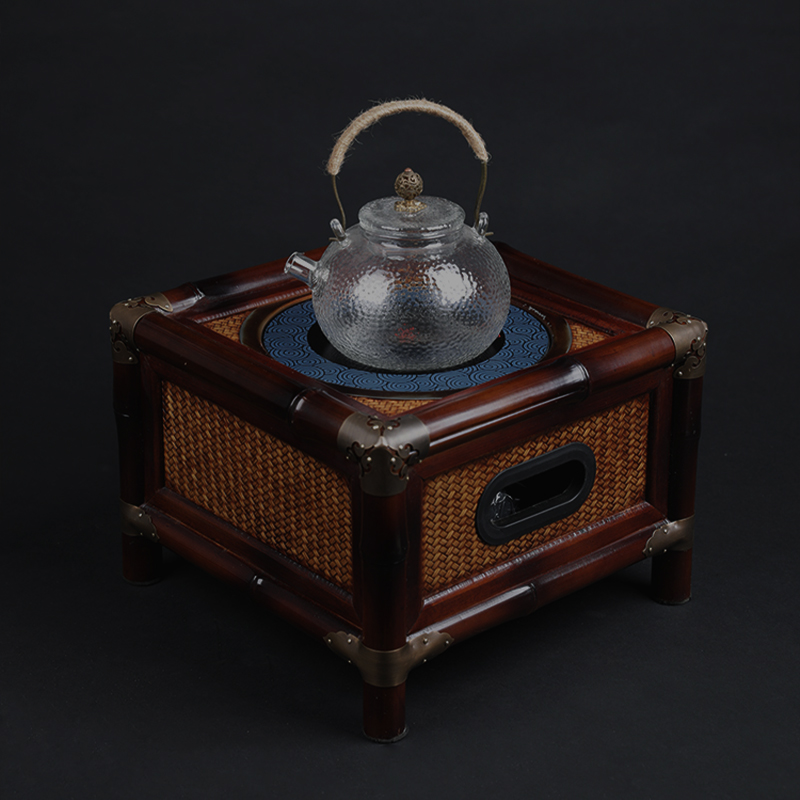 山山竹木|围炉煮茶手工竹编茶道零配电陶炉养生