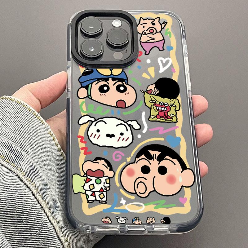 呼气小新小白iphone15/14手机壳8/7/xs/13/12/11pro保护个性冬天