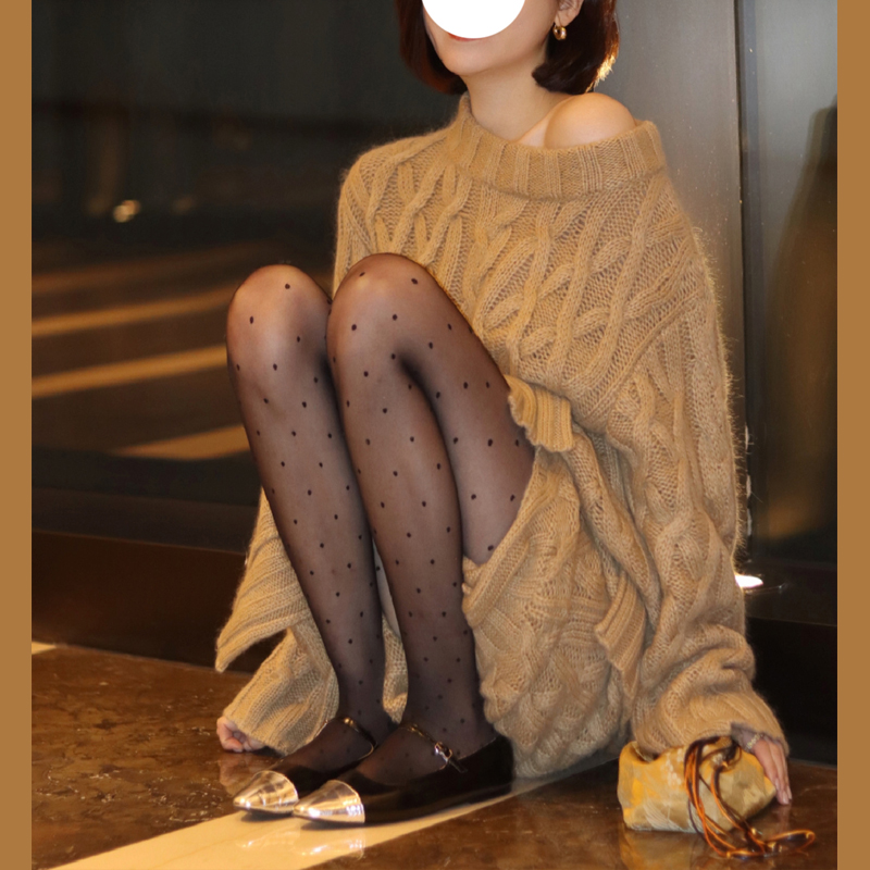 高级感慵懒风宽松套头针织衫女装2023年秋季新款美拉德毛衣两件套