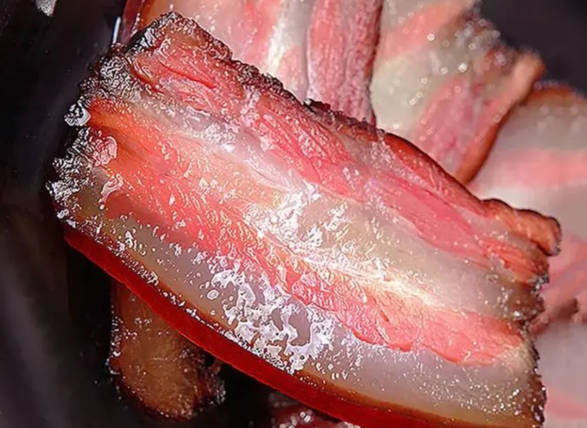 湖南柴火烟熏水晶五花腊肉