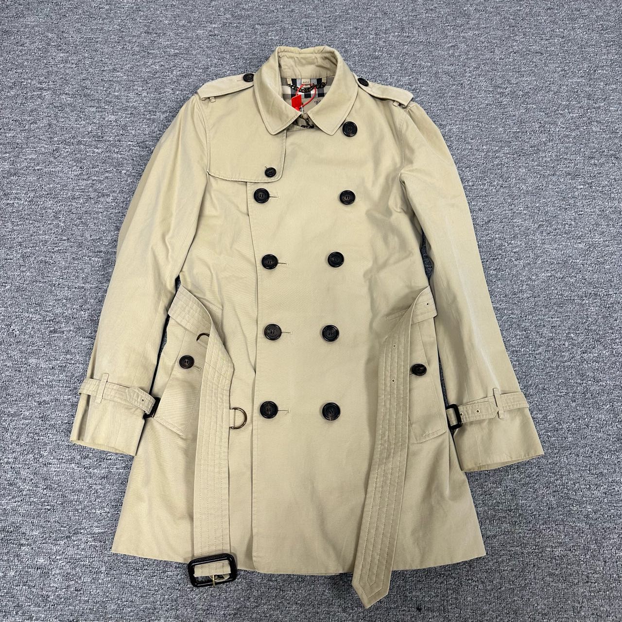 Burberry 巴宝莉 桑德林汉姆 双皇冠 风衣 99新 48码