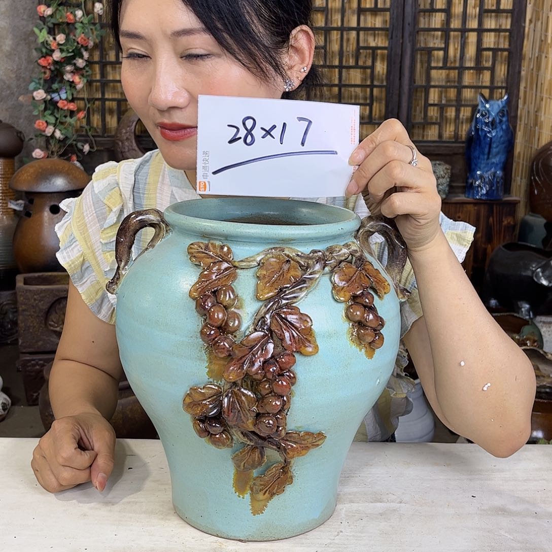 紫砂花盆美美美美