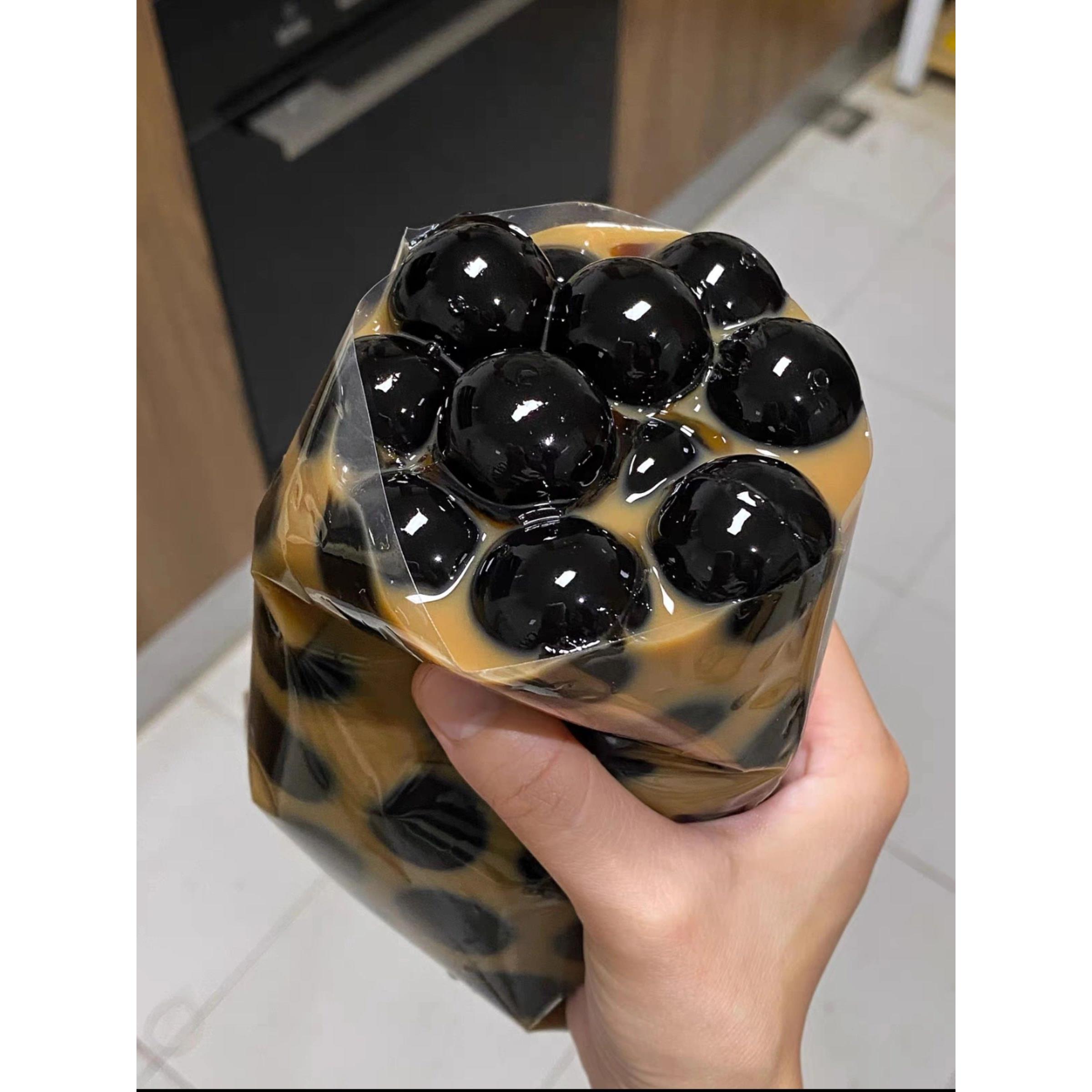 巨无霸珍珠粉圆巨型黑糖珍珠大颗粒珍珠黑糖珍珠珍珠奶茶小料波霸