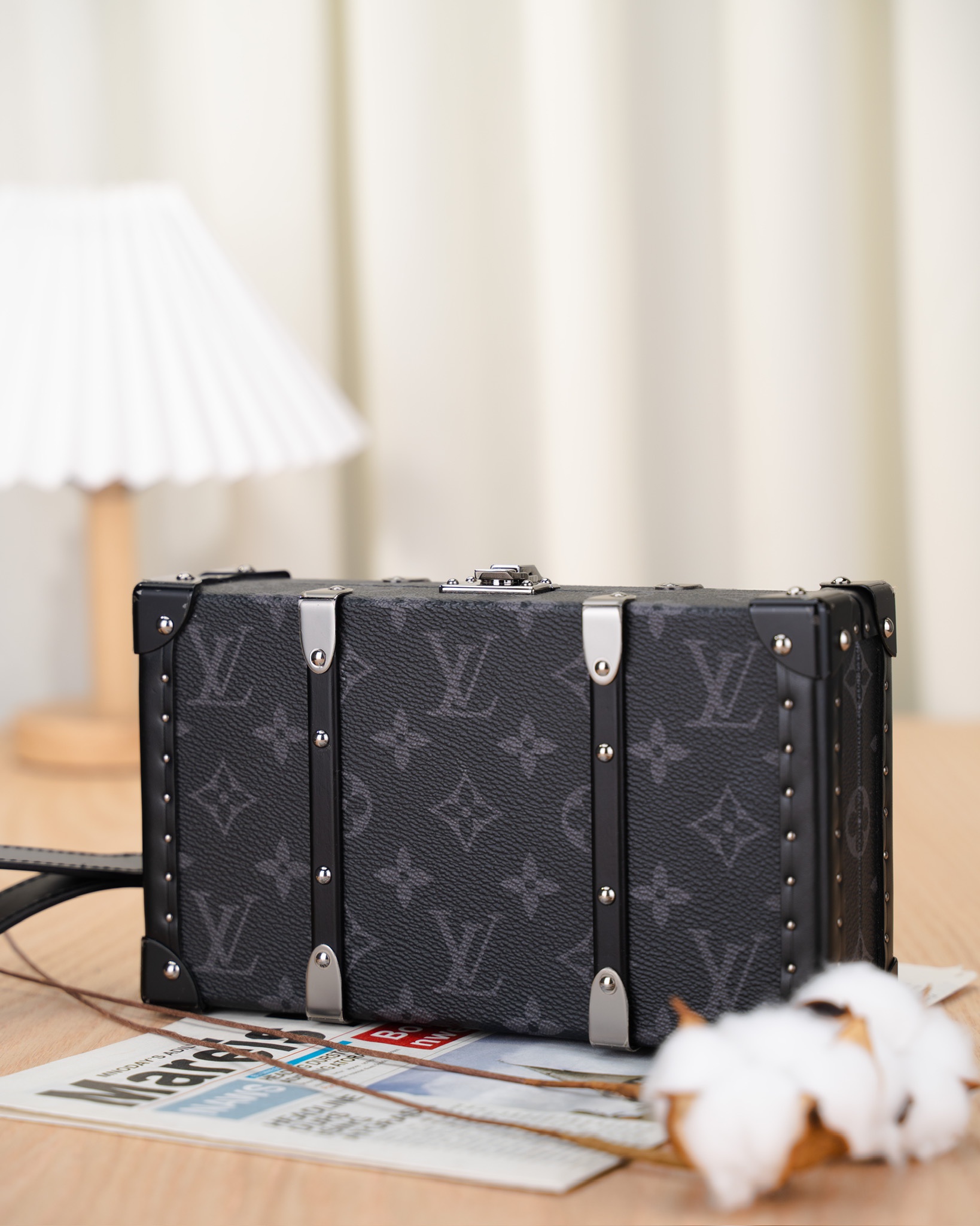 99新 LouisVuitton/路易威登 99新(5286) Trunk黑老花手拿硬箱