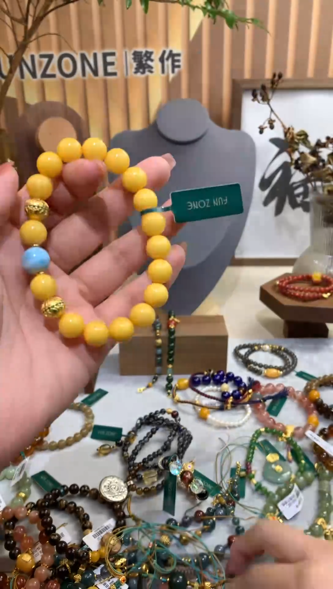 【闪购商品】蜜蜡手串银S925镶嵌手串