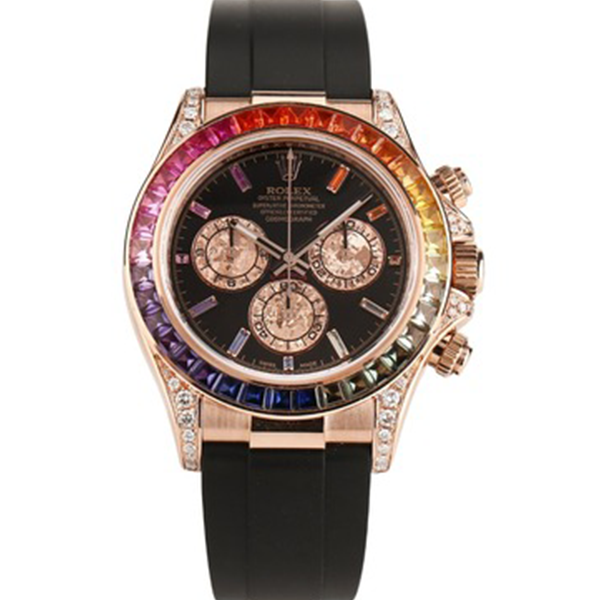 99新 Rolex/劳力士 老佛爷/劳力士116515后升镶钻/自动/单表/40mm