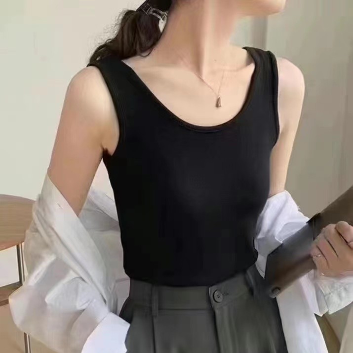 螺纹吊带内搭背心