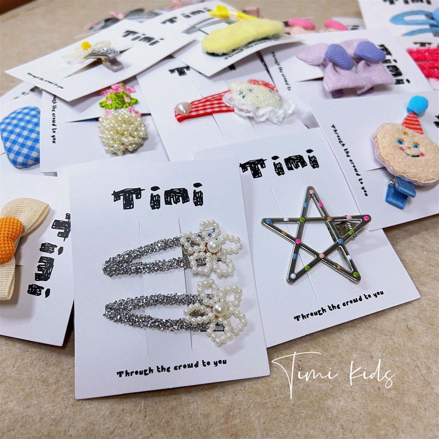 zb链接 宝宝可爱超萌公主发夹儿童甜美清新珍珠少女韩版头饰夹子