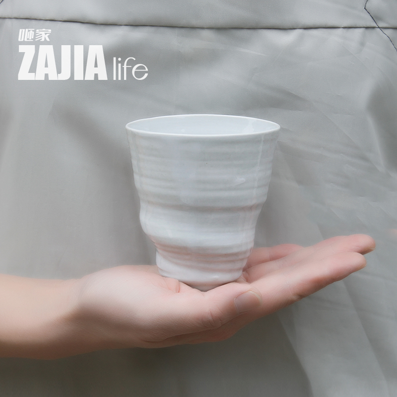 咂家主人杯手握杯咖啡杯茶杯陶艺复古窑变高温纯手工景德镇