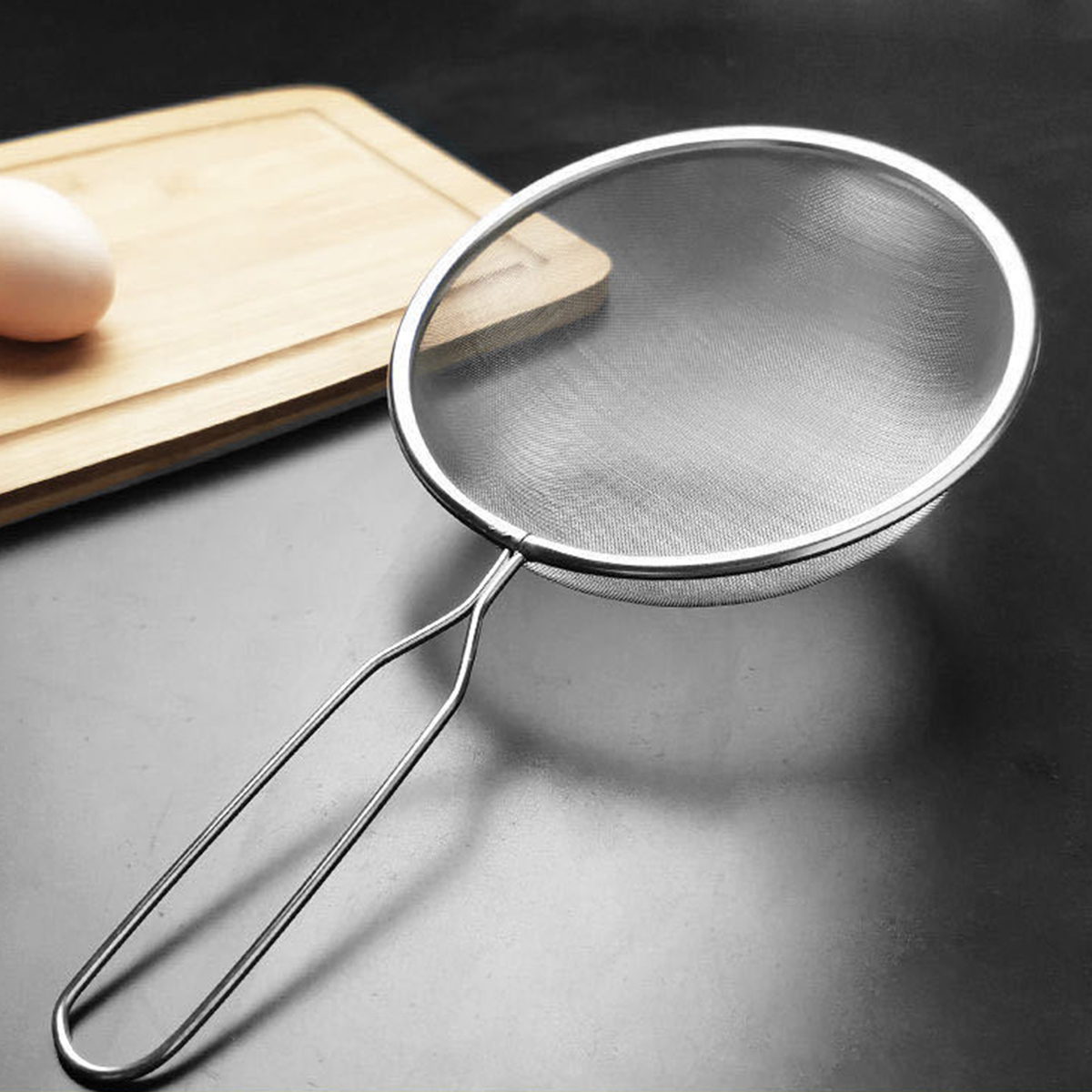 简约不锈钢家用大号漏勺过滤网漏勺网筛超细大密茶漏捞勺豆浆漏网