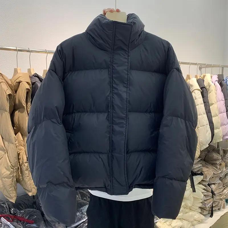 羽服女短款年新款秋冬季韩版小个子加厚面包服袄外套衣时尚休闲款