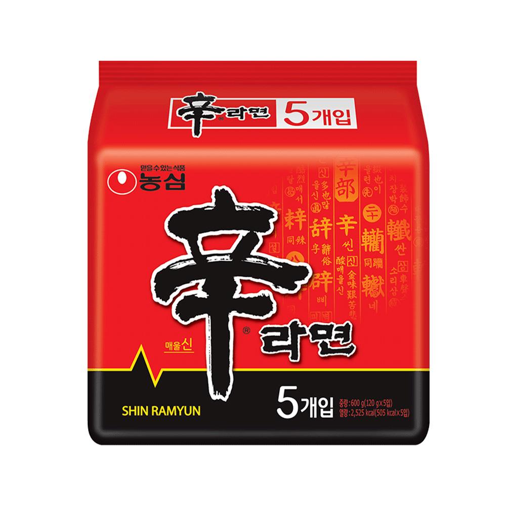 自营韩国风味农心辛拉面辣白菜泡面速食方便面拉面笋0g