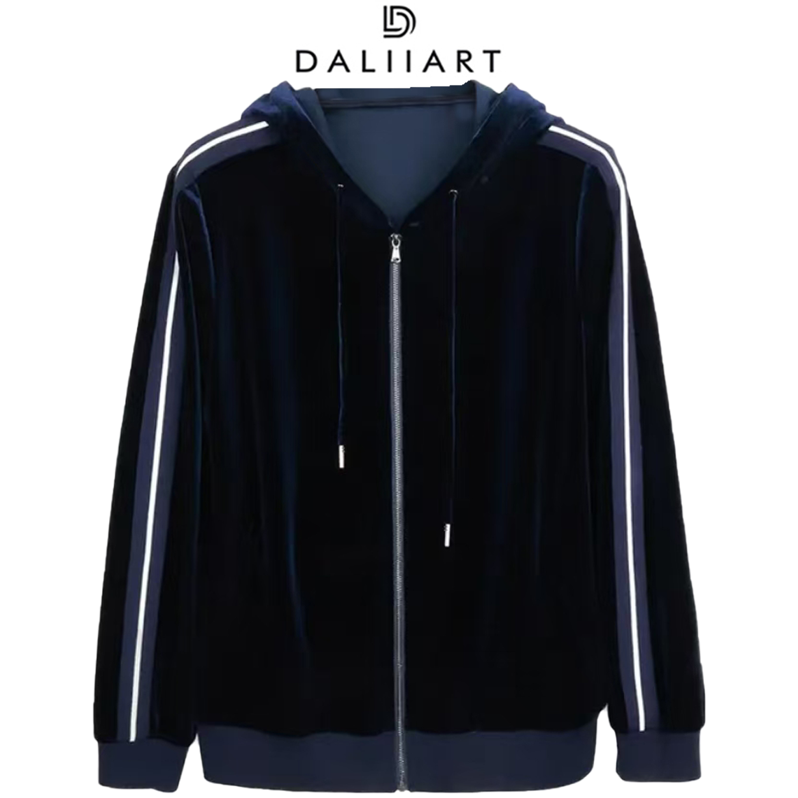 DALIART 摩登家族 韩国进口高密丝绒运动外套松紧腰裤子DLWT0540