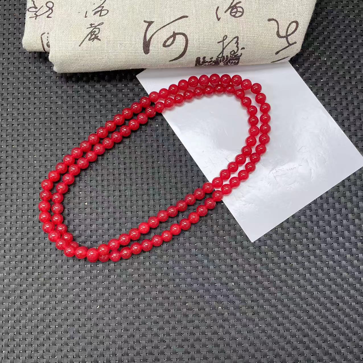 【大喜儿】红色系8*108时尚项链-1WQ294