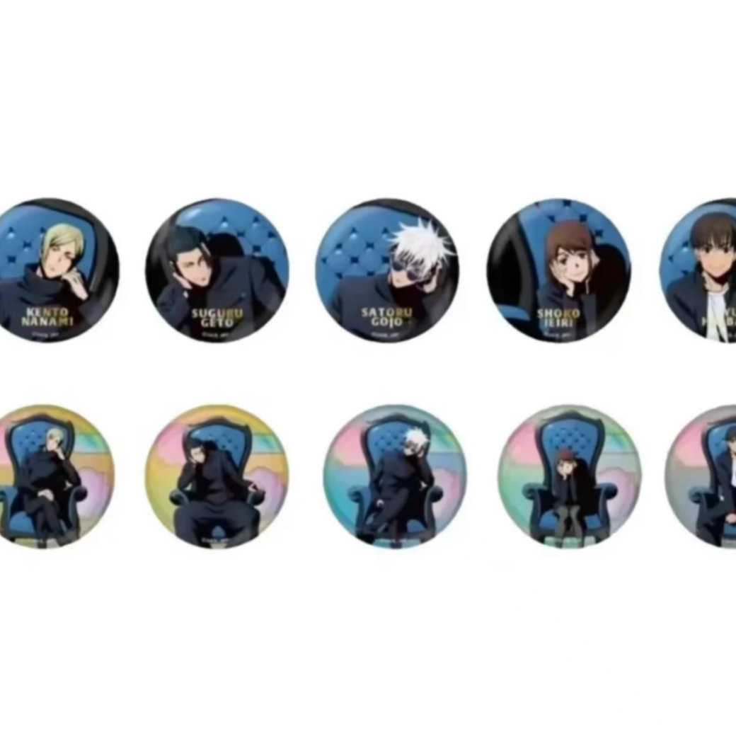 日谷【咒术回战】plaza 蓝椅子吧唧 徽章全十款