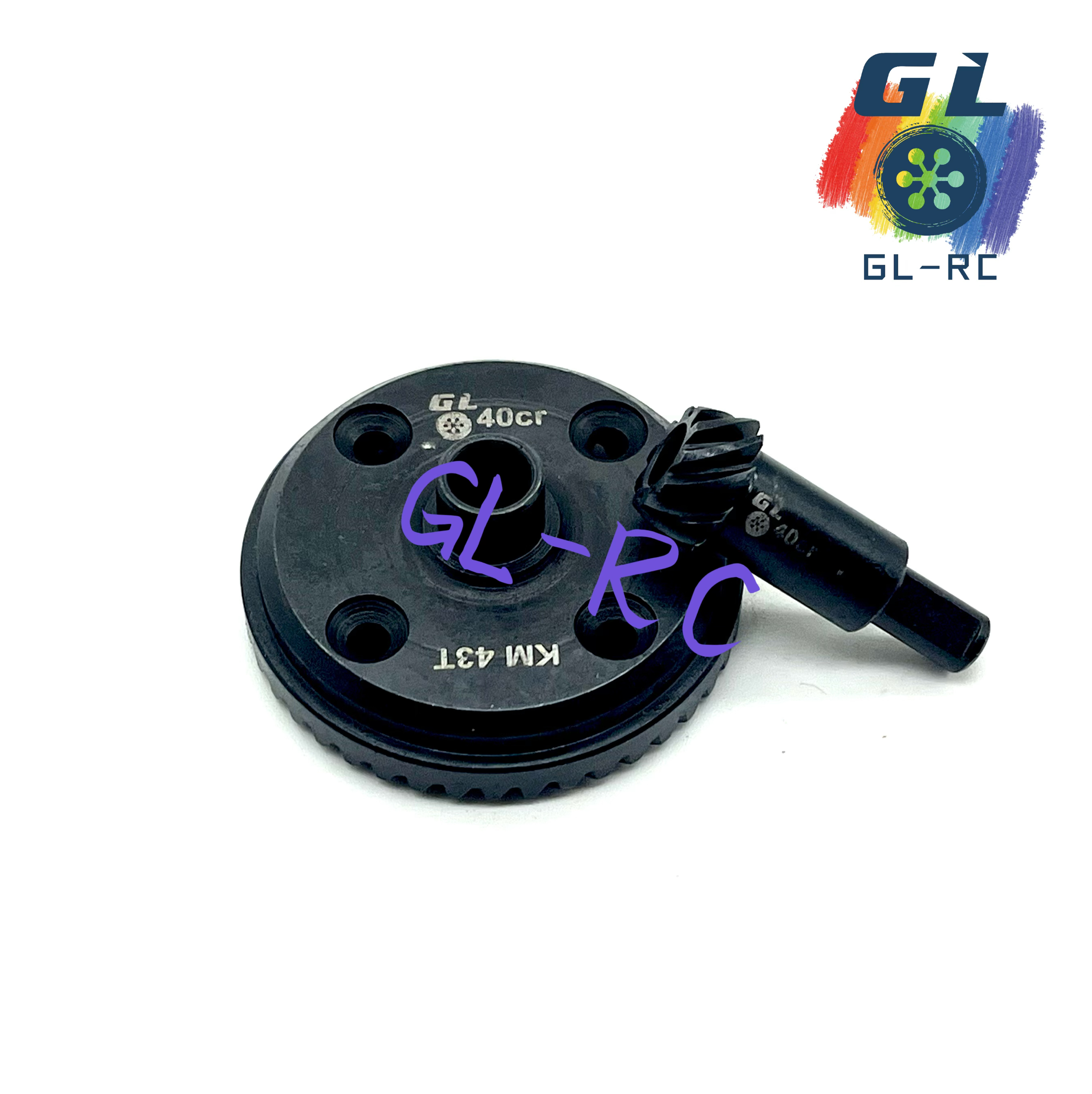GL出品 雷神KM 拉力车rc越野车 配件E8083差速齿 43T