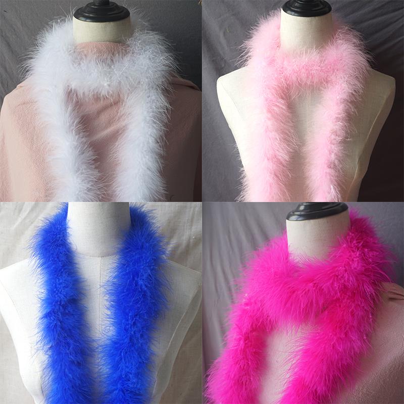 36色加粗羽毛条长绒毛条diy工艺品舞台演出服装裙边饰品装饰辅料