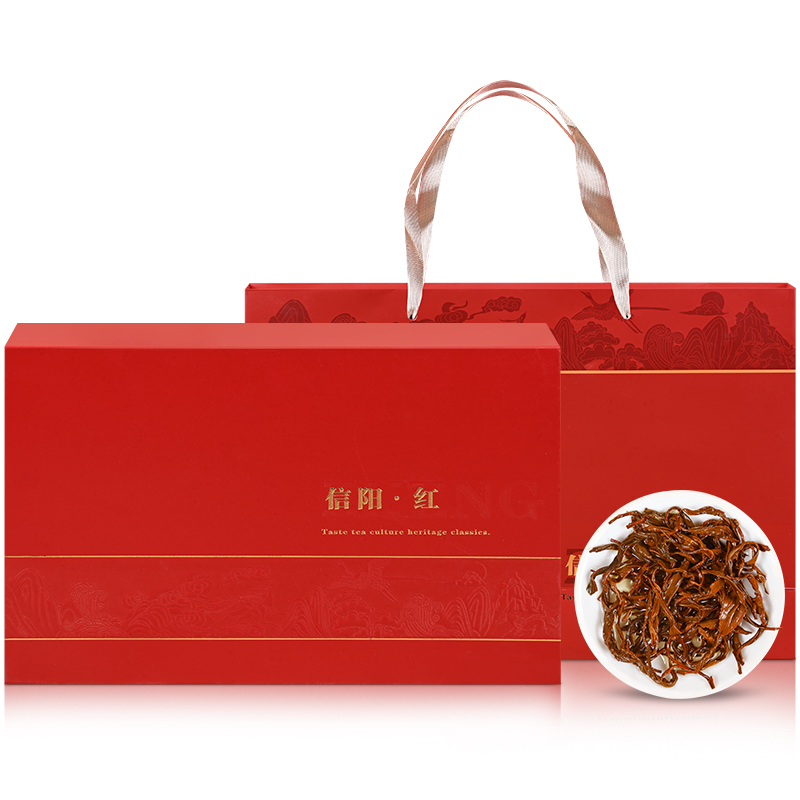 保银茶叶红茶信阳毛尖新茶信阳红送礼长辈信阳红精装礼盒200g
