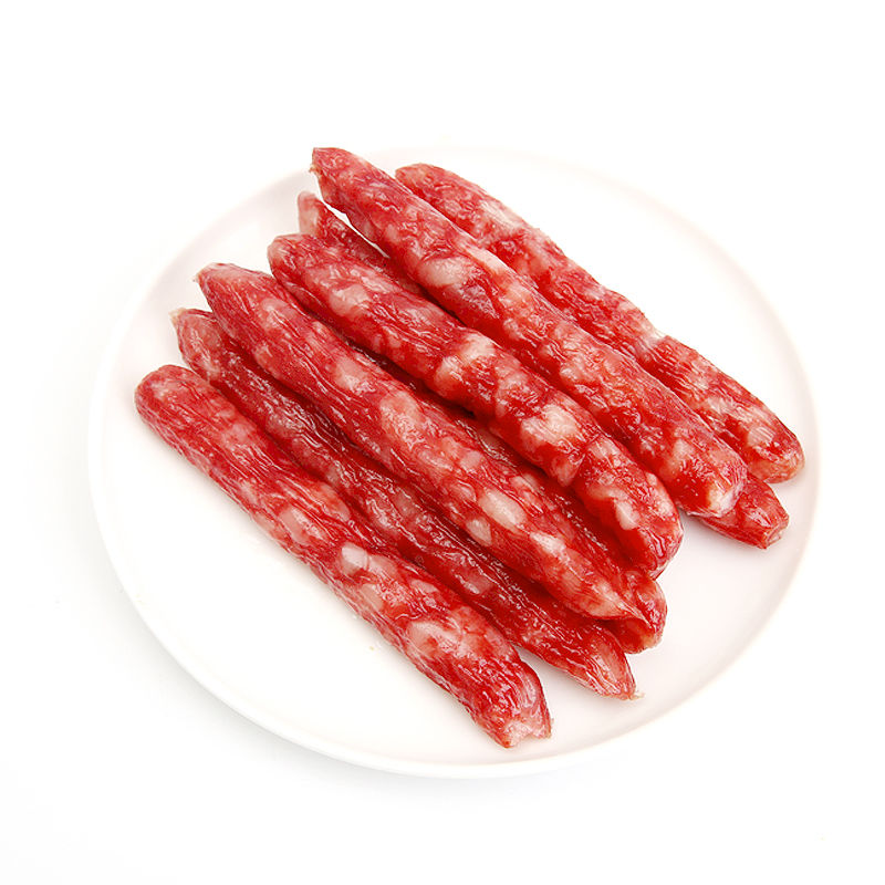 手工纯猪肉广式香肠腊肠配料表天道酬勤