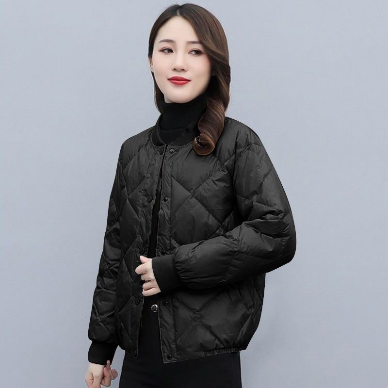 鸭鸭2023新款羽绒服女短款韩版冬季保暖小个子外套轻薄时尚休闲洋