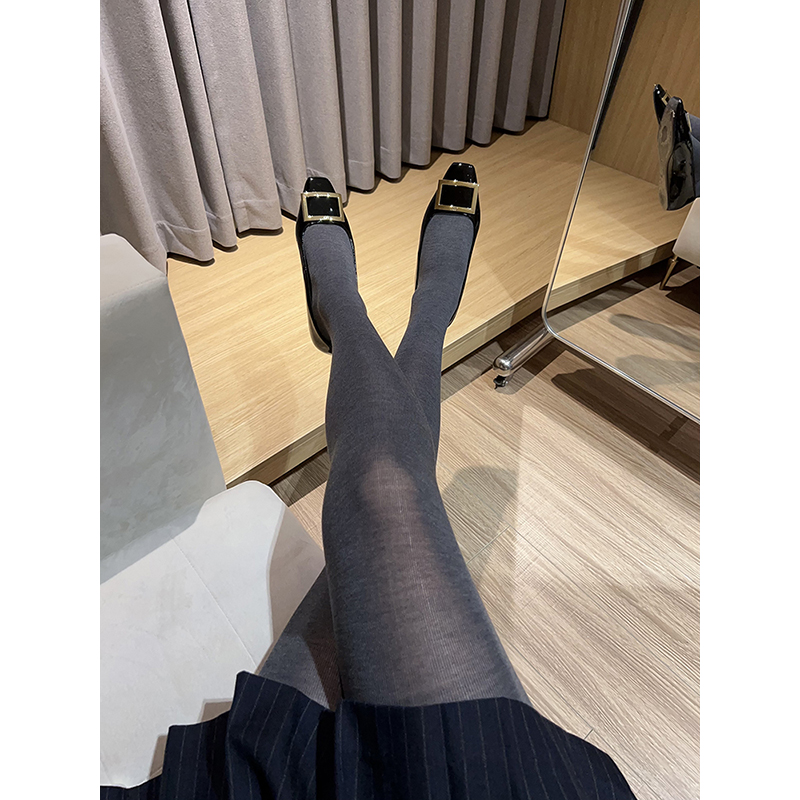 高品质薄款微透绵羊毛打底裤袜春秋柔软保暖直角连裤袜A206