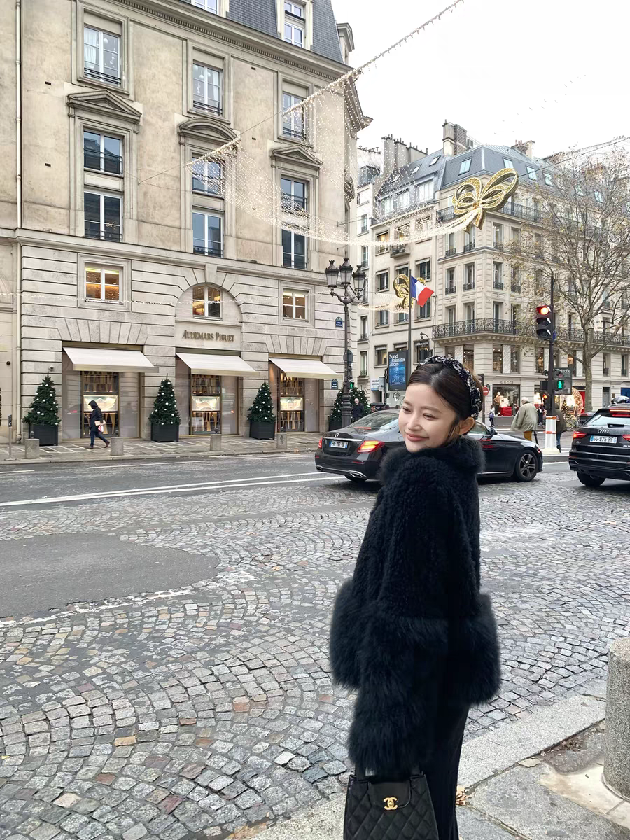 Madofit麻豆/1729 Cashmere冬日女友_鼎奢山羊绒 秀场小立领外套