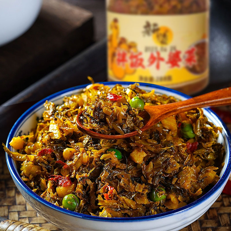 拌饭外婆菜288g/瓶清爽香辣下饭菜下饭菜梅菜干微辣